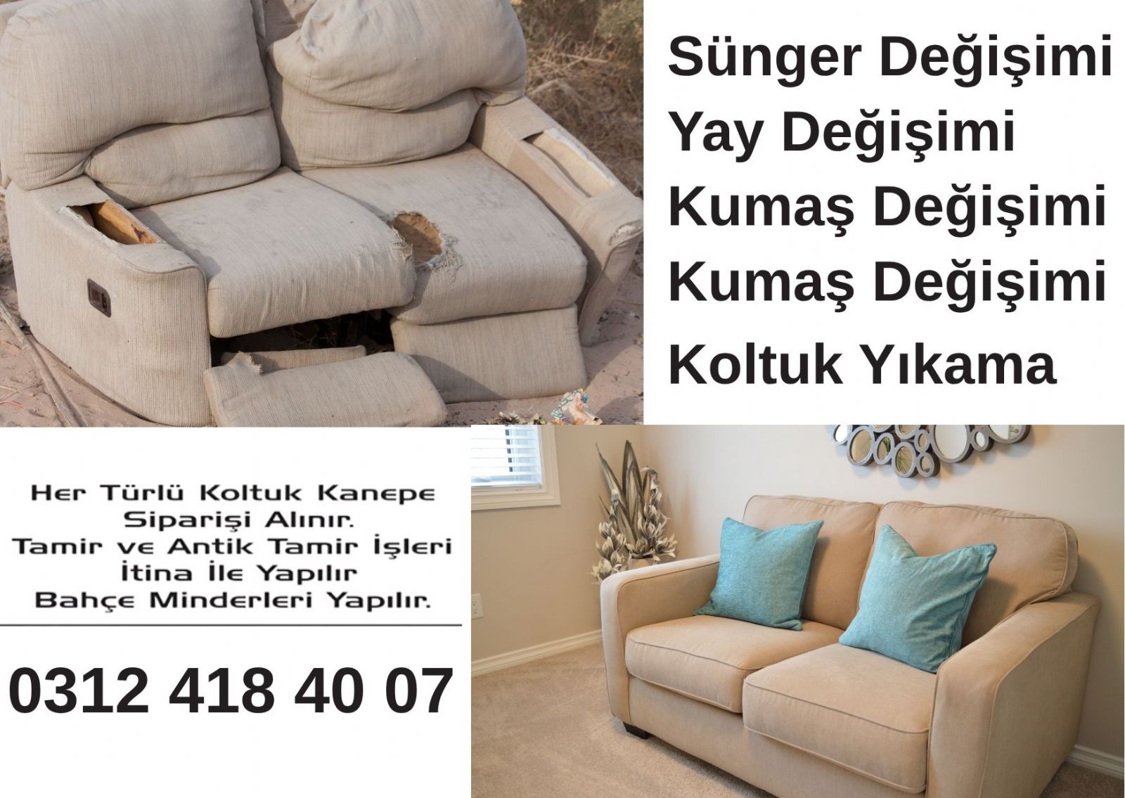 Ankara Kanepe Döşeme