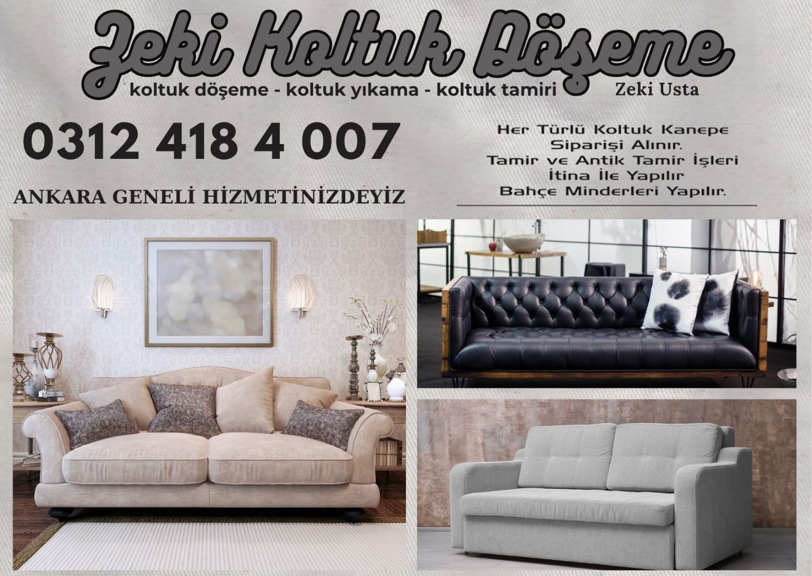 Ankara Koltuk Döşeme Firmaları
